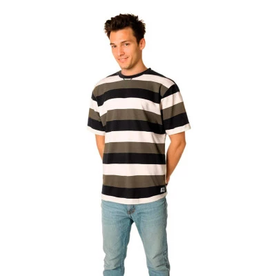 Taichung Striped Dropped Shoulder Tee T-Shirt