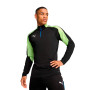 Individualliga 1/4 Zip Top-Zwart-bruisende appel