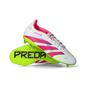 Predator Elite L FG voor Kinderen Wit-Lucid Roze-Lucid Citroen